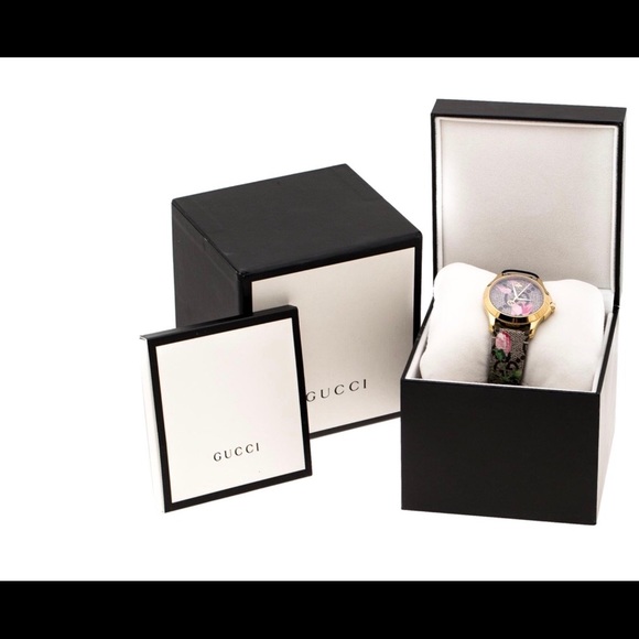 Gucci brown goldplated stainless steel  wristwatch - Picture 5 of 8